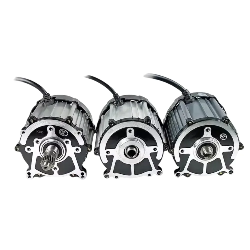 DC48V60V 650W800W1000W 전기 자동차/AVT/골프 카트, 전동 공구 diy, 14 치아 16 치아 1 치아 샤프트 용 차동 bldc 모터