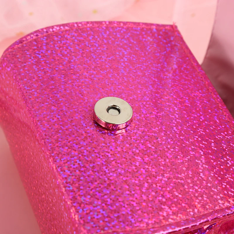 แฟชั่น Sequins กระเป๋าเด็กกระเป๋าถือ Mini Crossbody Messenger สาวเพิร์ลกระเป๋าผีเสื้อดอกไม้มือถือของขวัญเด็กกระเป๋า