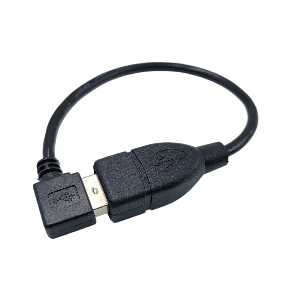USB 2.0 Type A Male to Female Expansion Cable Adapter 90 Degree UP Down Left Right Angle for PC Computer