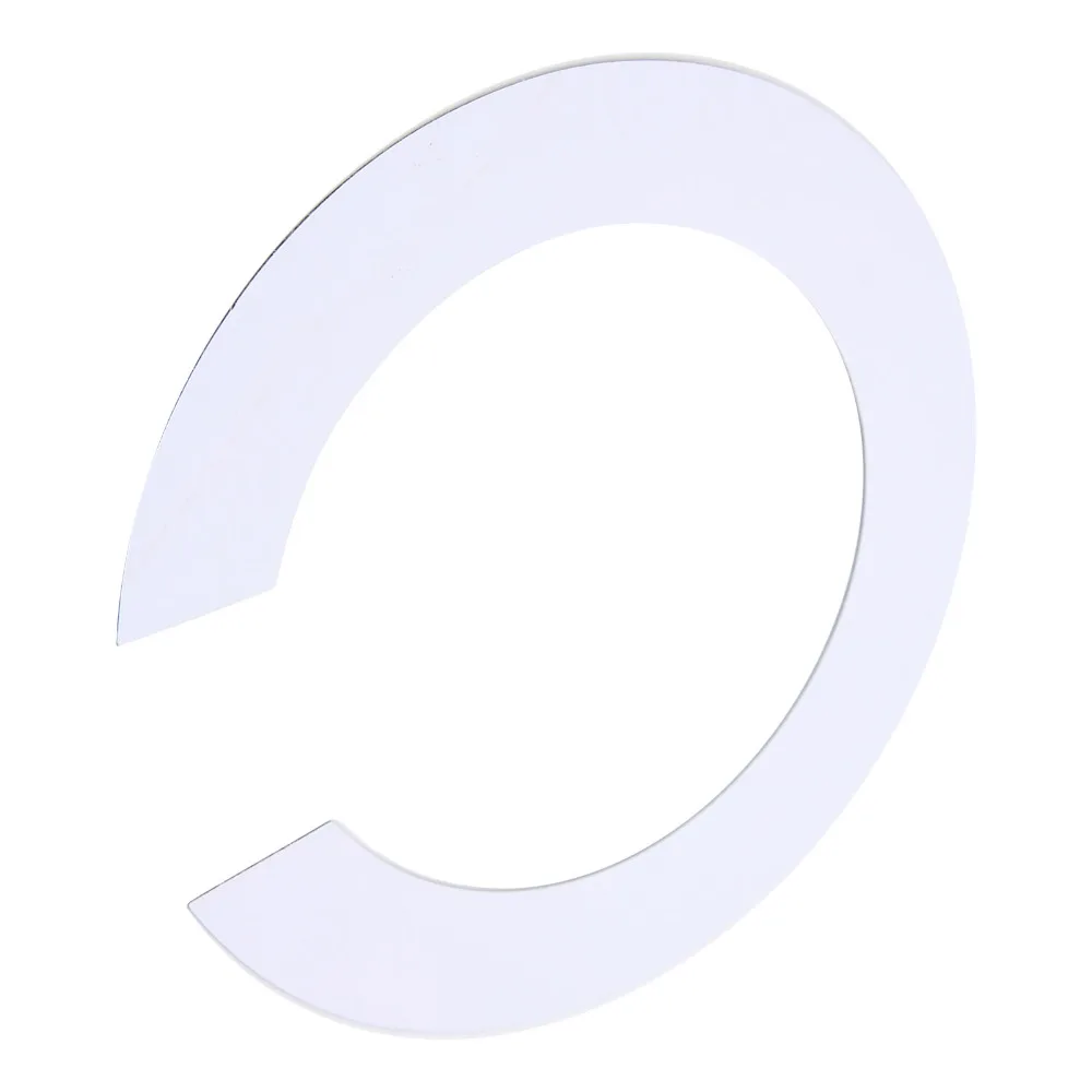 5PCS Self-Adhesive Guitar Soundhole Decal 39inch PVC Material Guitar Sound Hole Sticker Black+White Round Shape Sound Hole Decal