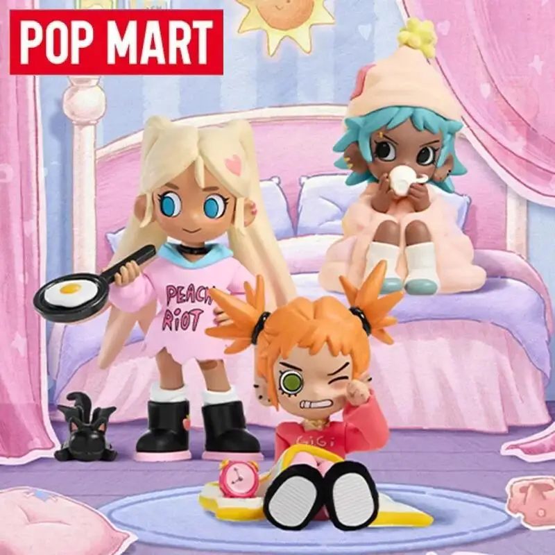 البوب مارت ليل الخوخ الشغب النوم سلسلة العصرية صندوق أعمى اللعب الحلي صندوق غامض عمل الشكل مفاجأة نموذج هدايا عيد الميلاد