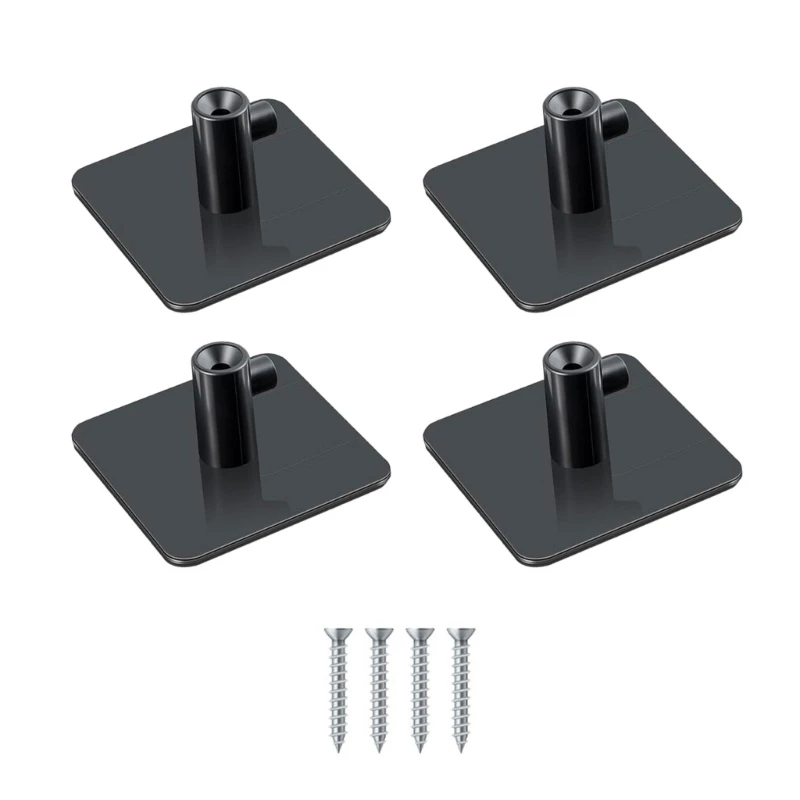 Pack of 4 Kitchen Attachment Hooks Mixer Attachment Holder Attachment Organizers Mixer Paddle Holder Plastic Texture A0NC