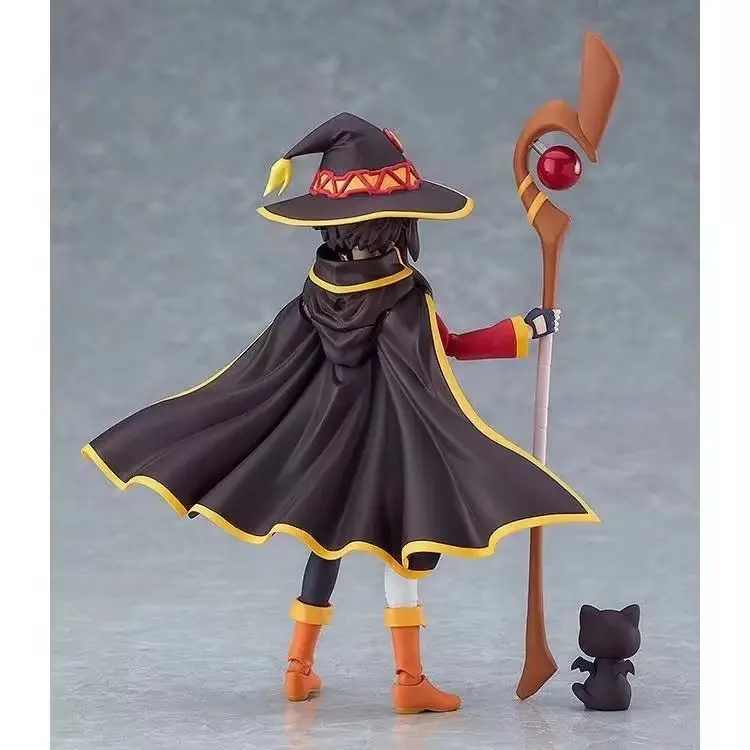 Figma 407 KonoSuba نعمة الله على هذا العالم الرائع شخصيات أنيمي Megumin تمثال PVC لطيف تحصيل نموذج اللعب