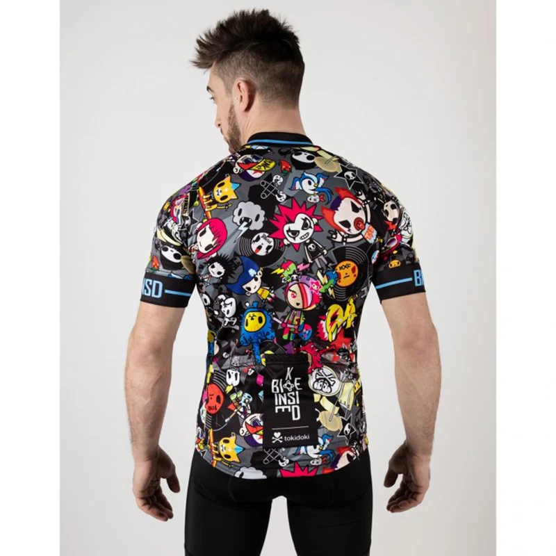 NEW Cycling Jersey Printing Bike Clothing Bicycle Wear Short Sleeve Top Shirts