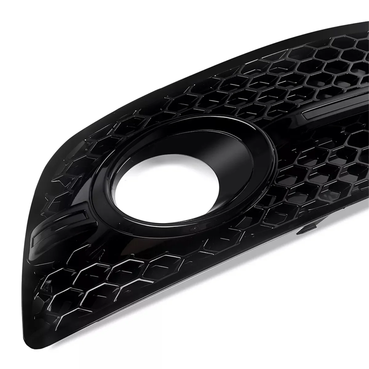 

#33C Automotive Parts & Accessories,1Pair Bright Black Honeycomb Fog Light Cover Grille for Audi Q5 8R,Bright Black