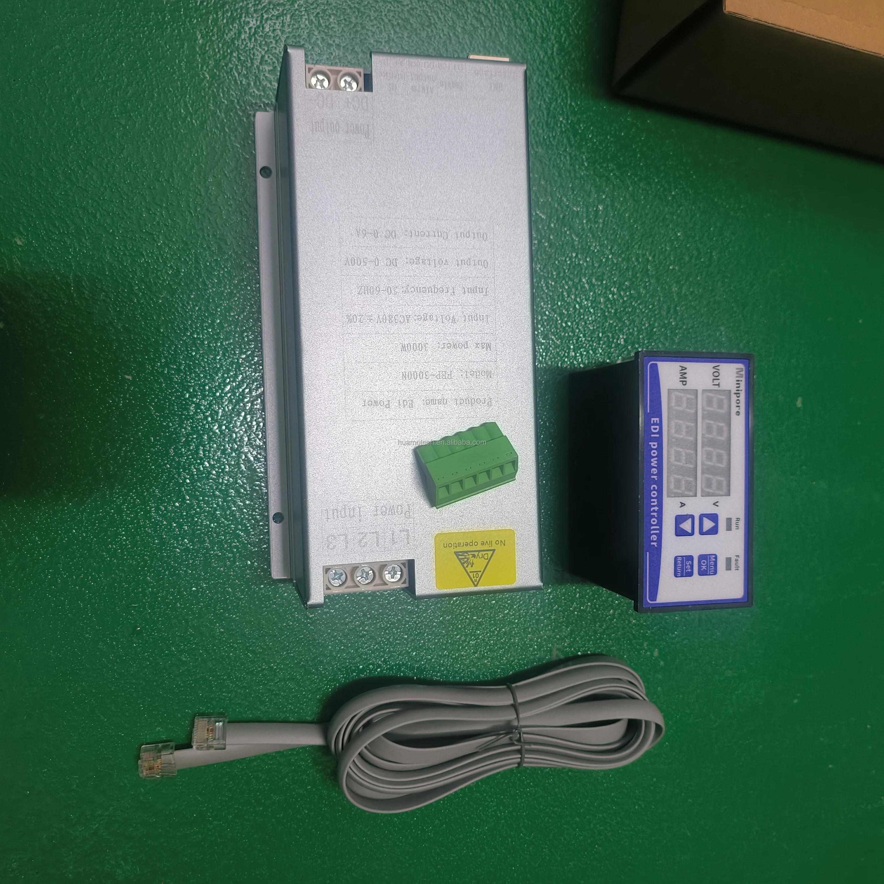 Minipore 50-7000LPH High Quality Ultra Pure Water EDI System EDI Power Supply For EDI System 220V/380V AC Input Stable DC Output