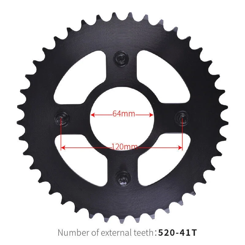 520 13T 41T Motorcycle Front Rear Sprocket Gear Staring Wheel For Honda AX-1 250 AX 1 1988-1994 520-41T 520-13T