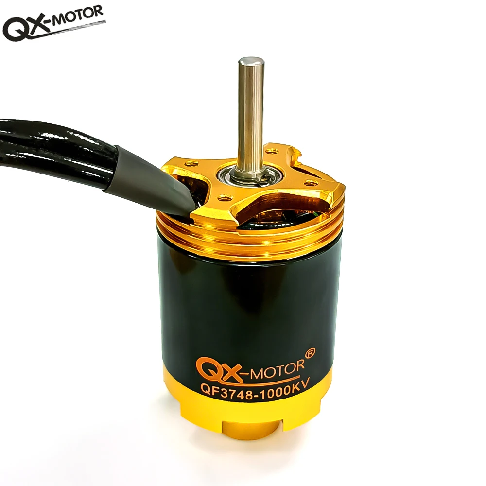 QX-MOTOR QF3538 QF3748 1000KV 2000KV 6S-12S Brushless motor For 80mm EDF 12Blades duct fans drone model remote control toy parts