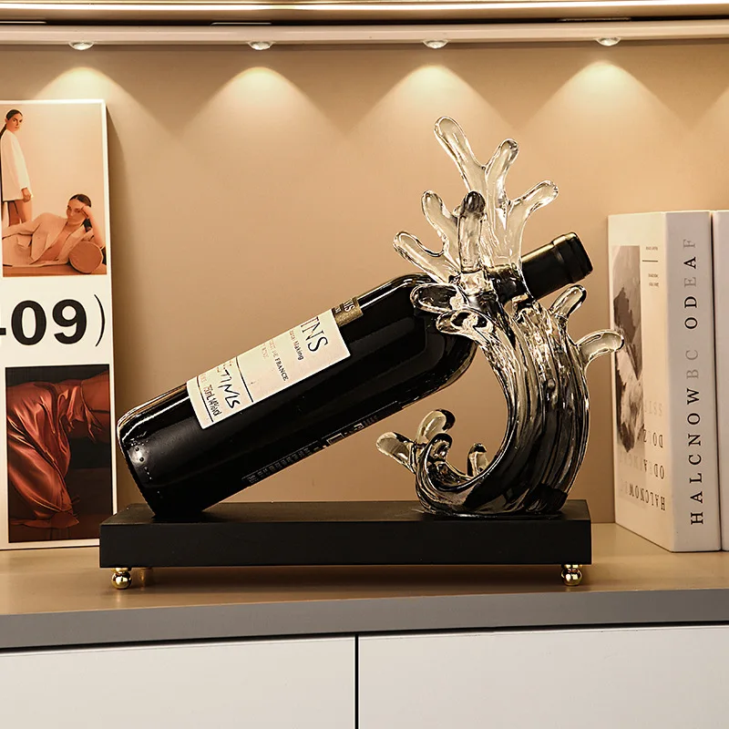 

Light luxury high-end wine cabinet dining side cabinet wine rack soft decoration home living room TV cabinet decoration