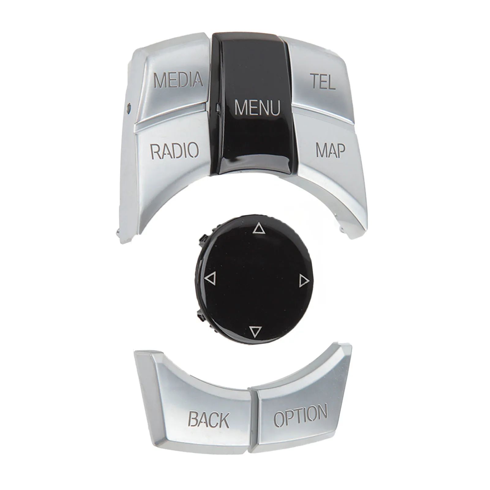 

6Pcs Central Control Multimedia Buttons ABS Silver Plated - for BMW F20/F21/F22/F23/F87 & F30/F31/F34/F35/F32/F33/F36/F82/F83
