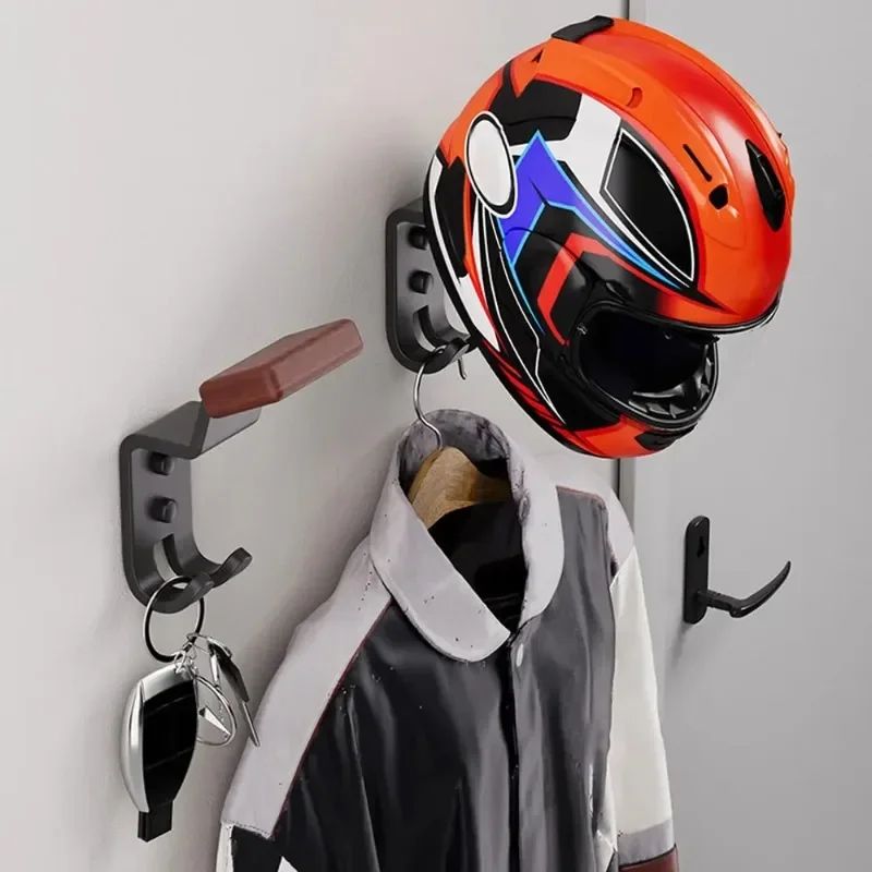 オートバイヘルメットホルダー壁掛けヘルメットハンガーフックオ - Motorcycle Gear Wall Mount のレビューと価格