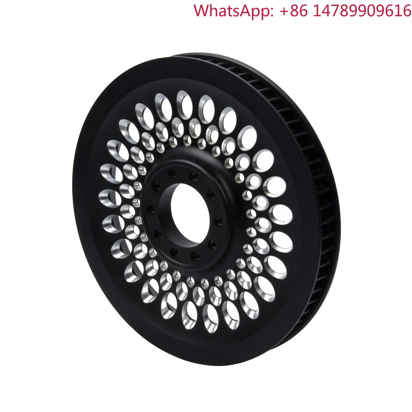 Motorcycle PartsMotorcycle Gloss Black Spider Hollow-out Pulley Rear Drive Belt Pulley Matching Wheels For 2018-Later Softail Mo