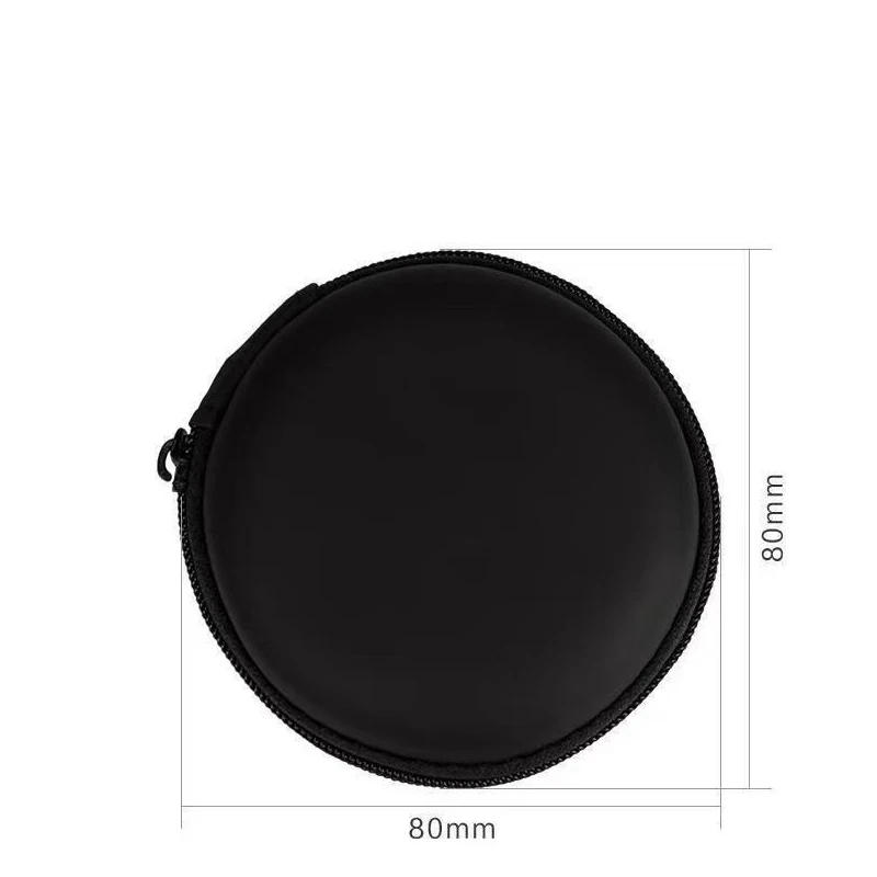Earphone Storage Case PU Mini Carrying Hard Bag Box Case For Earphone Headphone Accessories Earbuds Memory Card USB Cable
