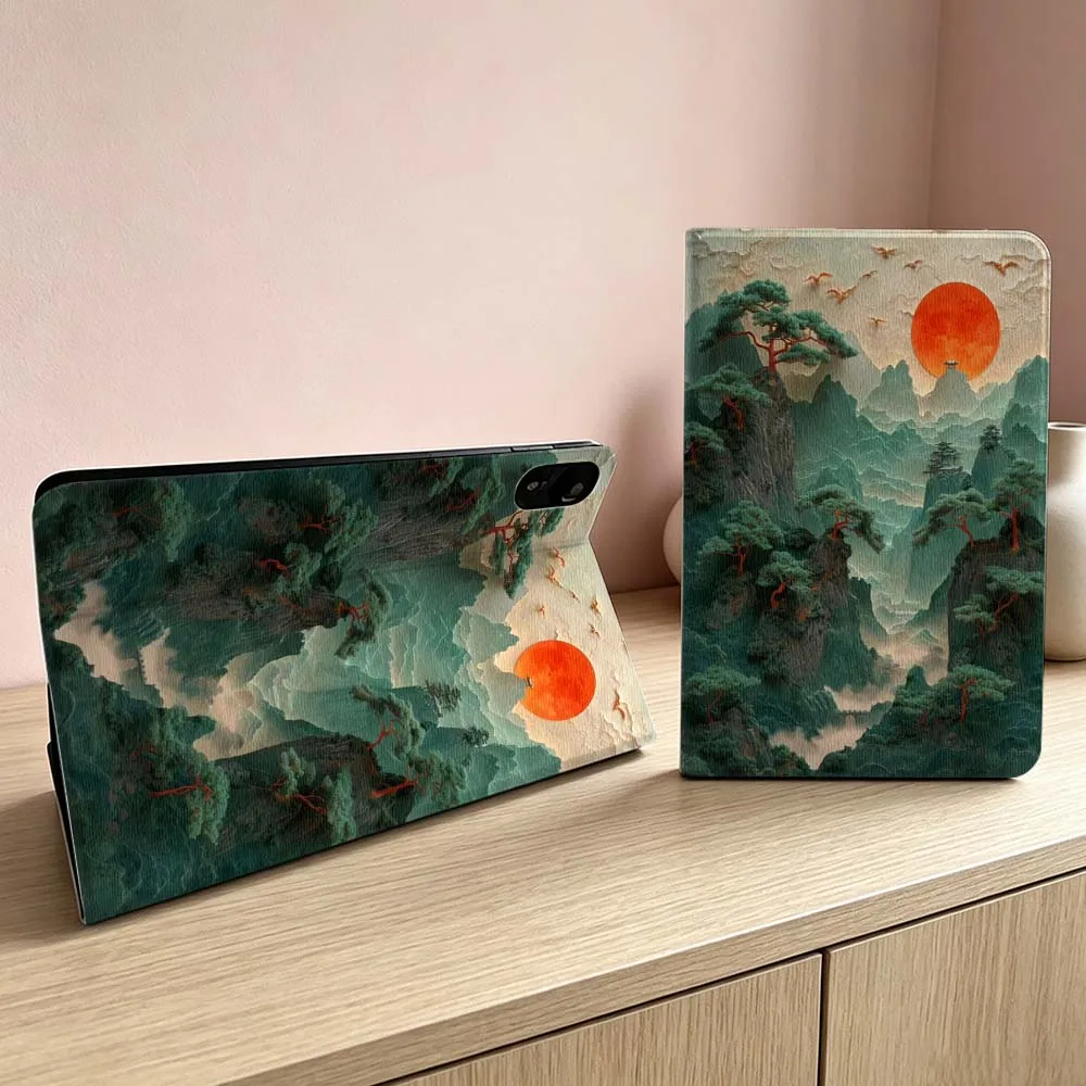 Mountain Sunset Art Design Soft For Xiaomi Redmi Mi Pad 8 7 6 5 4 2 SE K Pro Max Ultra Poco Pad Inch Tablet Case