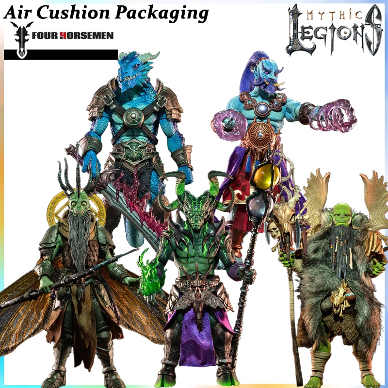 

Фигурка Four Horsemen Studios Genuine Mythic Legions: Бог Чумы Покоссусд, серия Paladin Dragonborn, масштаб 1/12, модель игрушки