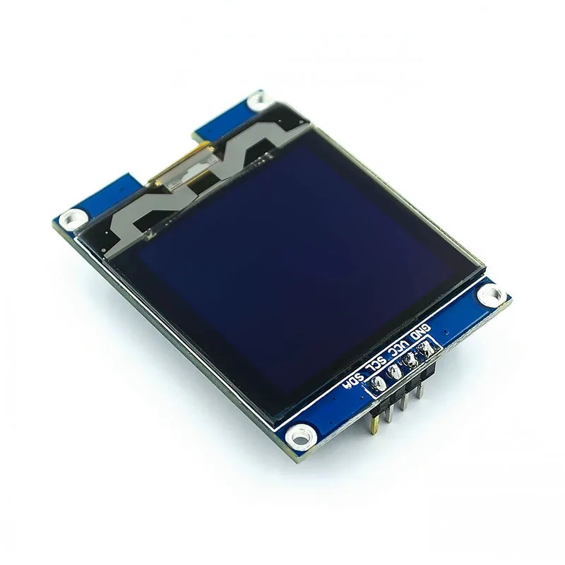 새로운 1.5 인치 1.5 "128x128 OLED 쉴드 스크린 모듈 SH1107 드라이버 IIC 4 핀 흰색 Arduino 용 STM32 용 Raspberry Pi 용