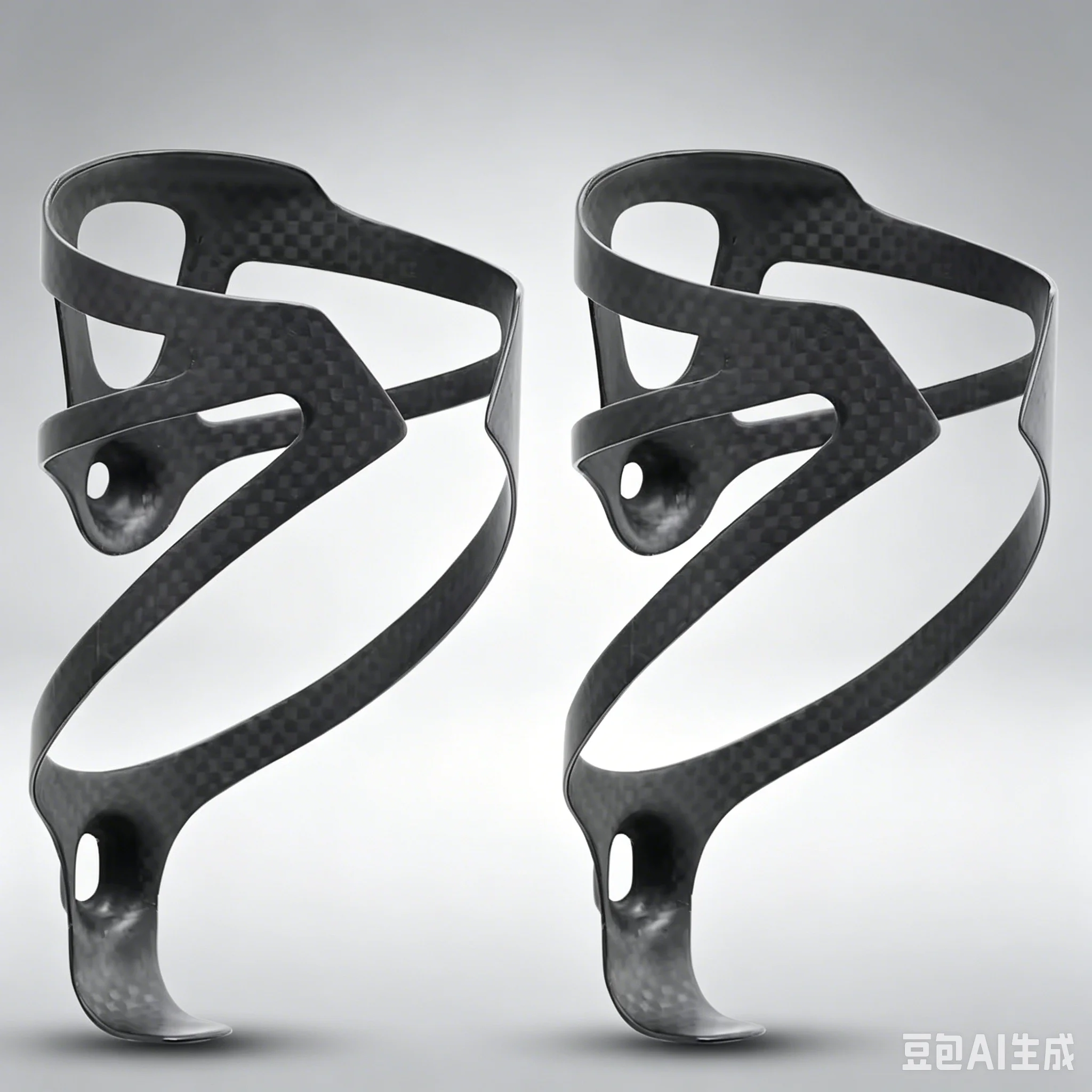 

3K Carbon Fiber Bicycle Water Bottle Cage, Matte Black Ultralight Bike Bottle Holder, 16±2g, Fits Road / MTB / Gravel Bikes