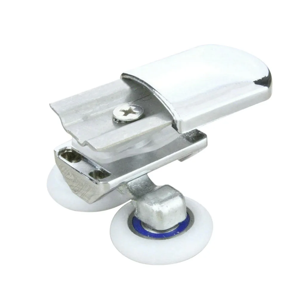 

Pair Shower Door Rollers 25mm Durable Alloy Glide Replacement for 12-14mm Glass Bottom Runner Wheel Shower Door Rollers