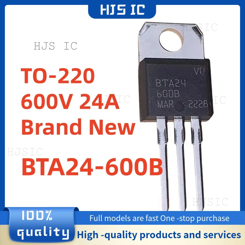 10/20/30Pcs Brand New BTA24-600B BTA24-600 BTA24600B BTA24 600B TO-220 24A 600V Best Quality In Stock