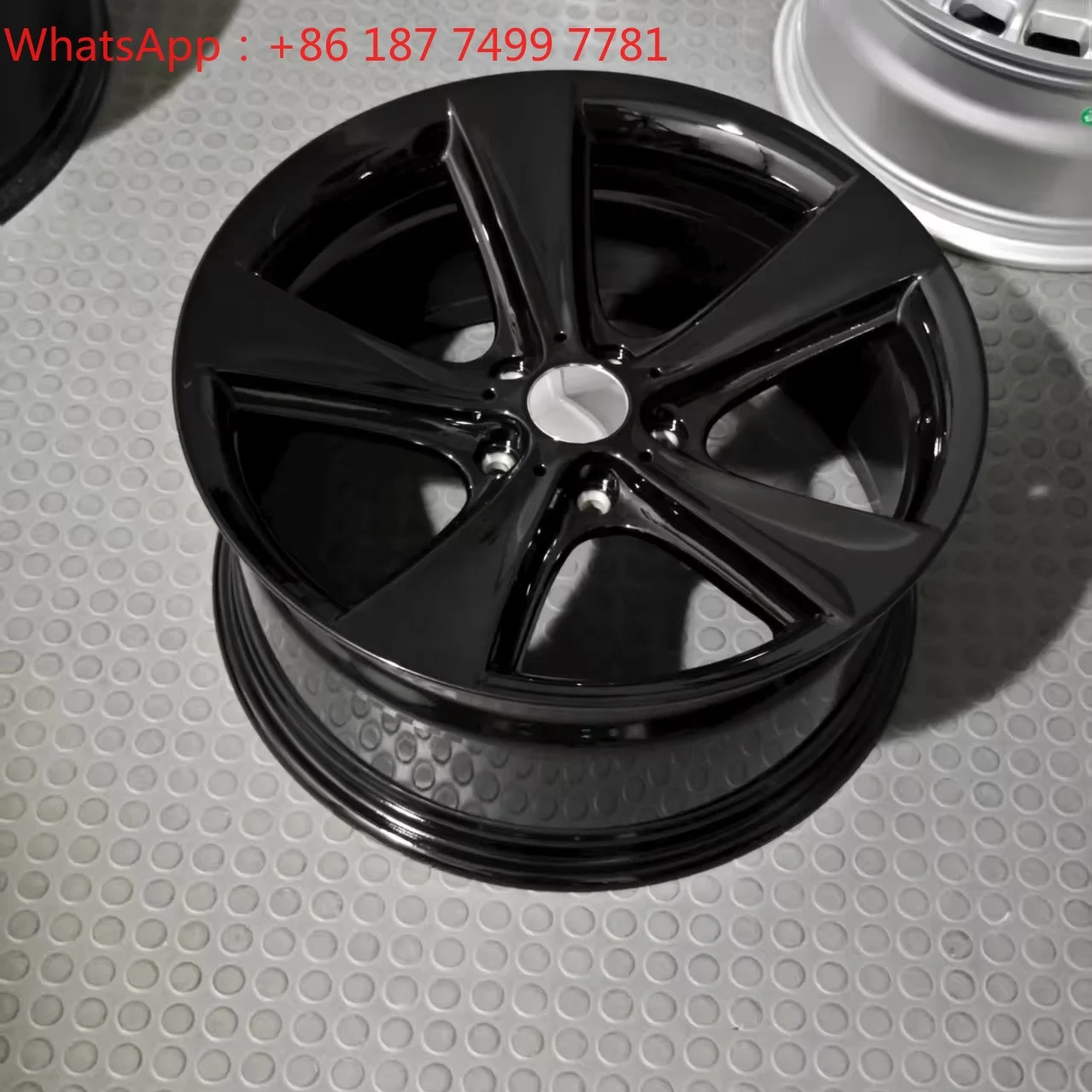 

New Arriving Wheel Hub Black Silver 19x9 19x10 Size 5x120 PCD 128 Style Rims for E34 E38 E39 E60 E61