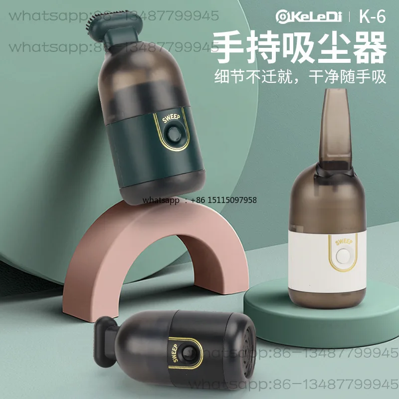 Desktop Vacuum Cleaner Mini Portable Cleaning Office Home Car Wireless High Power