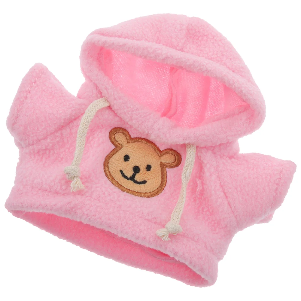 Bebê substituição moletom bonecas pano de pelúcia substituível roupas de urso de pelúcia