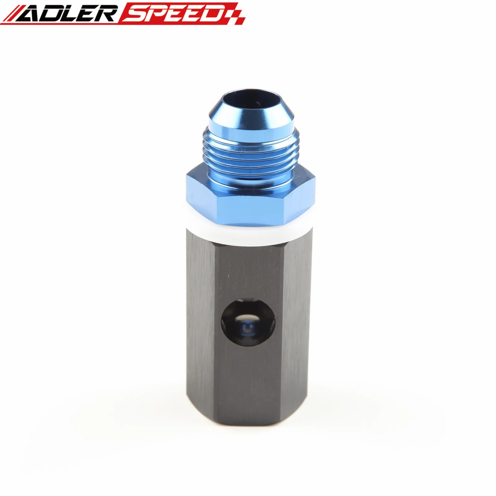 ADLERSPEED Aluminum AN-12 12AN -12AN Fuel Cell Roll Over Vent Valve Tank Mounted Blue/Black