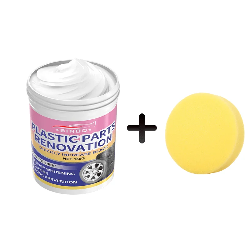 Car Interior Care Shine Cream - Dashboard & Tire Repair Wax, Scratch Remover for Plastic Surfaces, Long-Lasting Maintenance