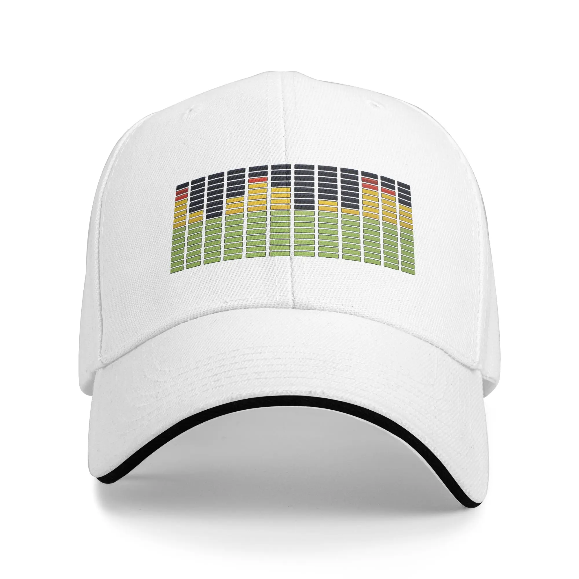 12 Bar Audio Equalizer Casual Baseball Cap  Outdoor Gym Trucker Hat Spring Wholesale Men Women Stylish Baseball Caps