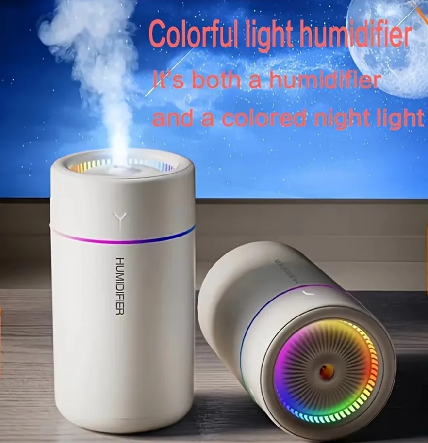 

Car Humidifier Colorful LED Aromatherapy Humidifier Silent Ultrasonic Air Aromatherapy Machine Suitable for Bedroom Office
