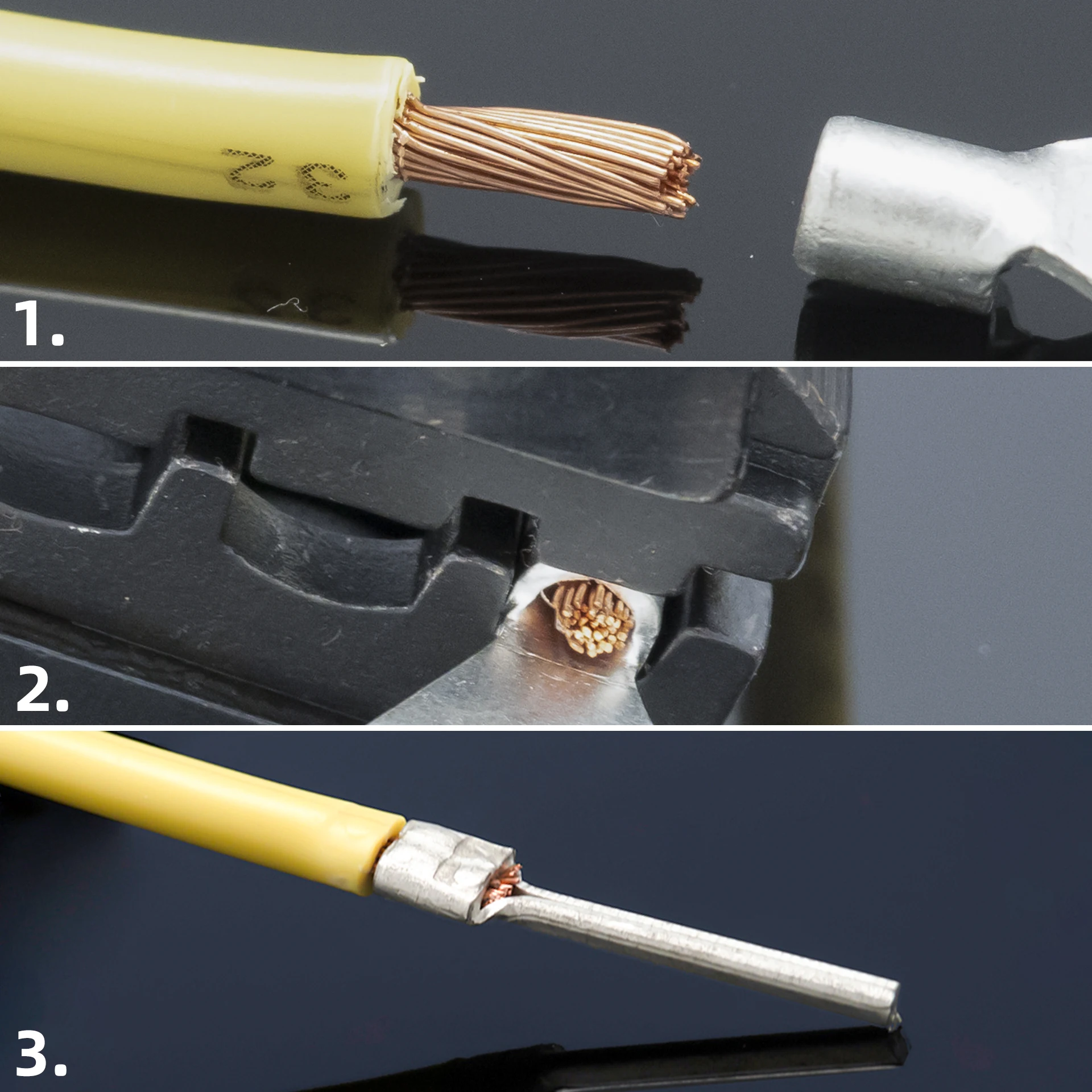 Non Insulated Pin Terminal Electrical Wire End Naked Needle Crimp Connector Pure Copper Cold Press Terminal Use For AWG22-10