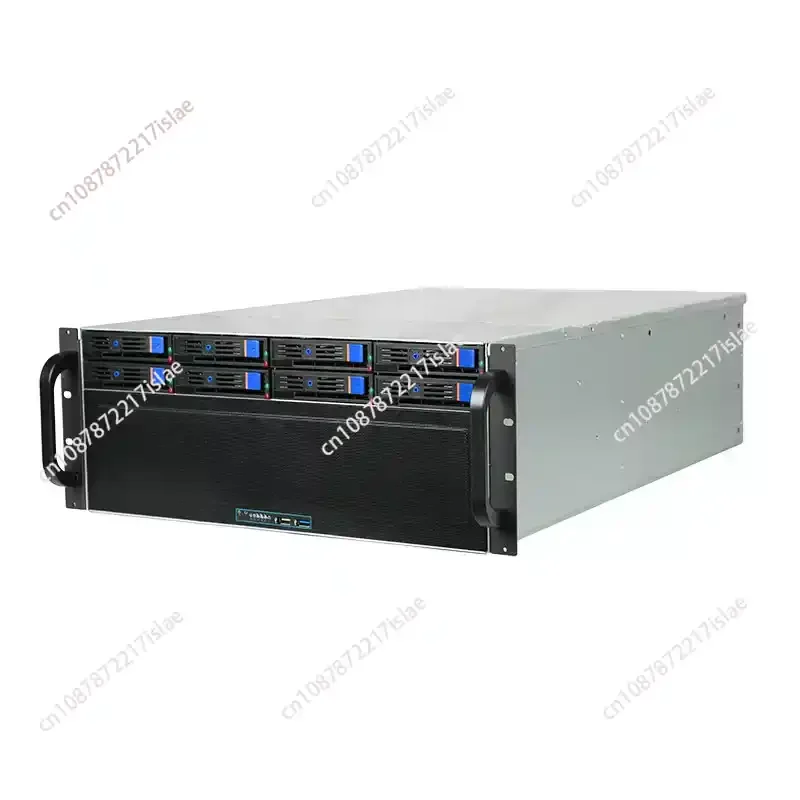 4U chassis 650MM deep learning AI computer rendering 4-way GPU dual Xeon redundant power supply 7 8 11 plug