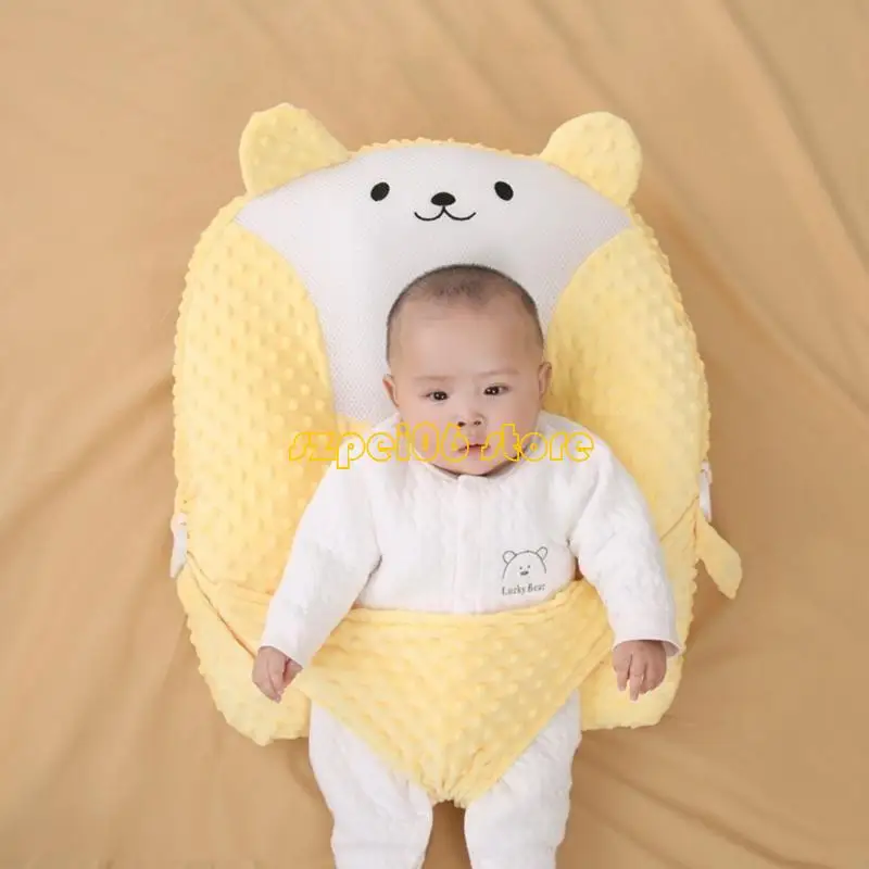 

45BF Lovely Infant Soothing Pillow Anxious Mood Pacify Toy Helps Ease Gas and Colic