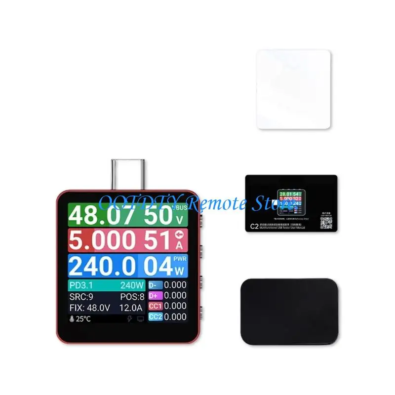  Color Screen Charging Tester for Current and Power Information, Cable Screening, and Everyday Charging Review Tasks