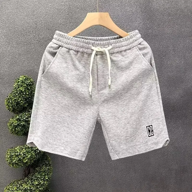 Hip Hop Men\'s Sports Shorts Summer Fashion White Short Pants Harajuku High Street Men\'s Clothing Casual Shorts Streetwear 2024