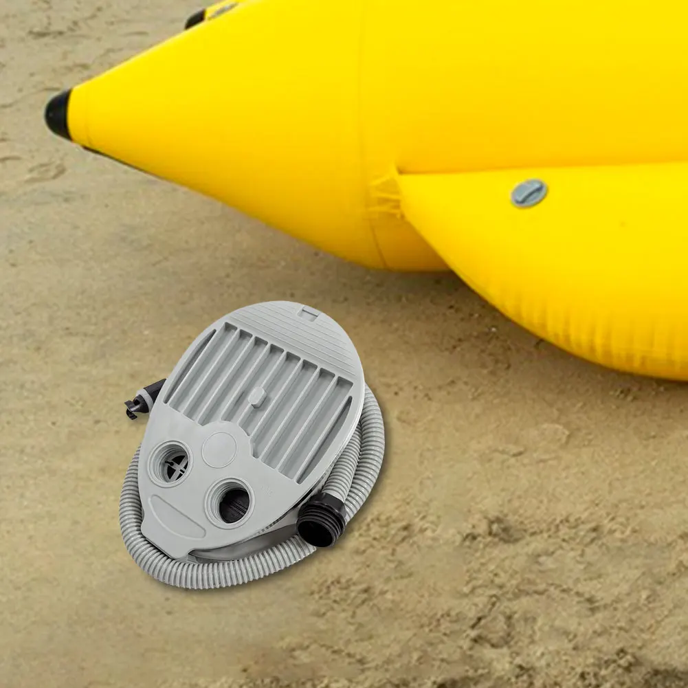 5L Boat Foot Pump High Volume High Pressure Foot Pump Anti-Slip Portable Air Inflator for Inflatable Boats Beds Swimming Rings