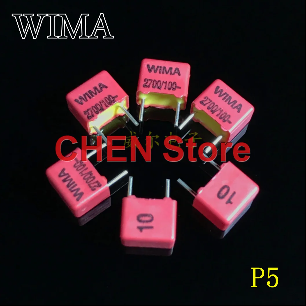 Condensador de película alemán WIMA FKP2, audio hi-fi 2700pf 2n7 100v 3300pf fkp 3.3nf 332/100v, 1 unidad