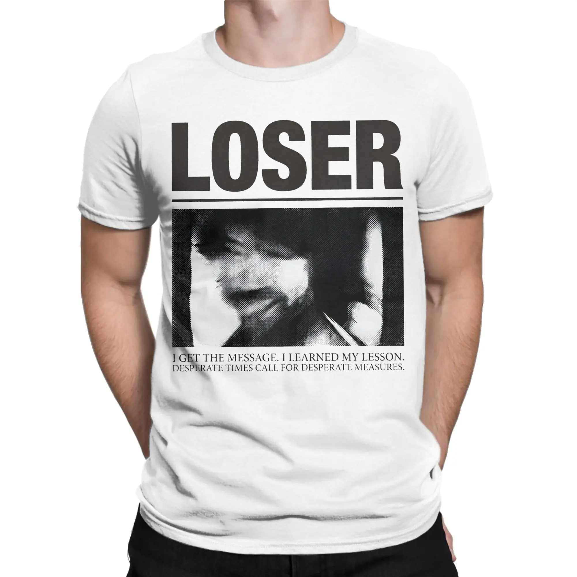 Men Loser Tame Impala Music Group  T Shirts 100 Cotton Top Tees Summer Aesthetic Short-Sleeved T-Shirt O Neck Loose Tee Shirt