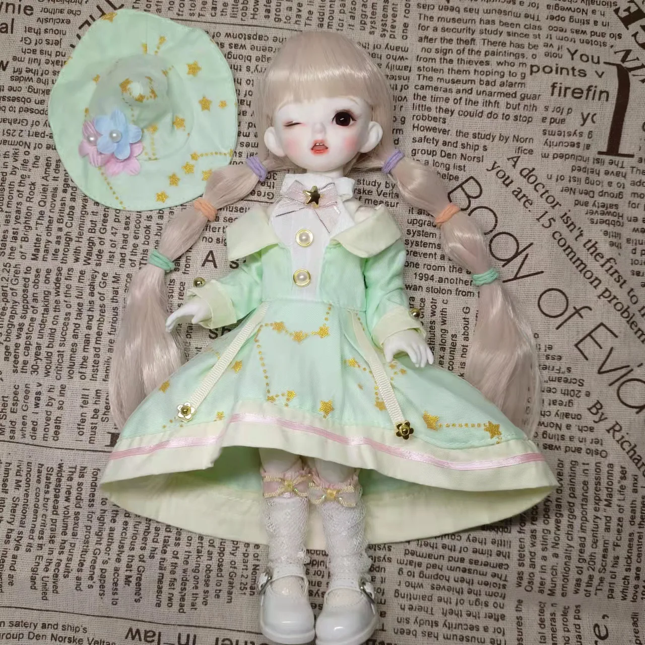 Cute Fashion Doll Clothes 30cm Doll 1/6 BJD Doll Replacement Clothes Lolita Skirt Set Girl Toy Gift Doll Accessories