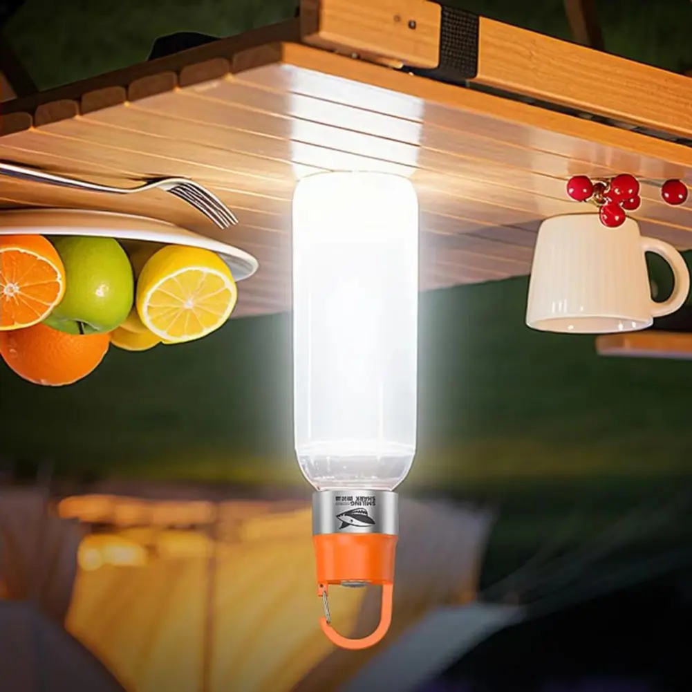 Rechargeable Mini LED Handheld Flashlight USB C Torch RGB Ambient Light Outdoor Camping Waterproof Tent Lamp Portable Hook Lamp