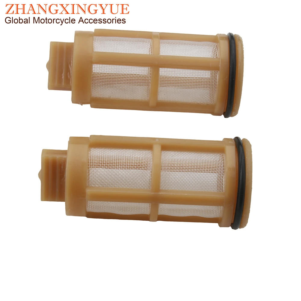 2pc Oil Filter Screen For Vespa Sprint125 Sprint150 LX125 LX150 LT125 LT150 S Primavera 125i 150i IGET 3V 4V E4 E5 4T B015454