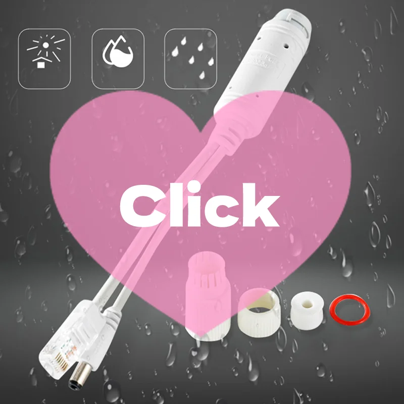 

48V to 12V POE Splitter Waterproof Adapter Cable Power Supply Module For Camera Poe Splitter Four-Piece