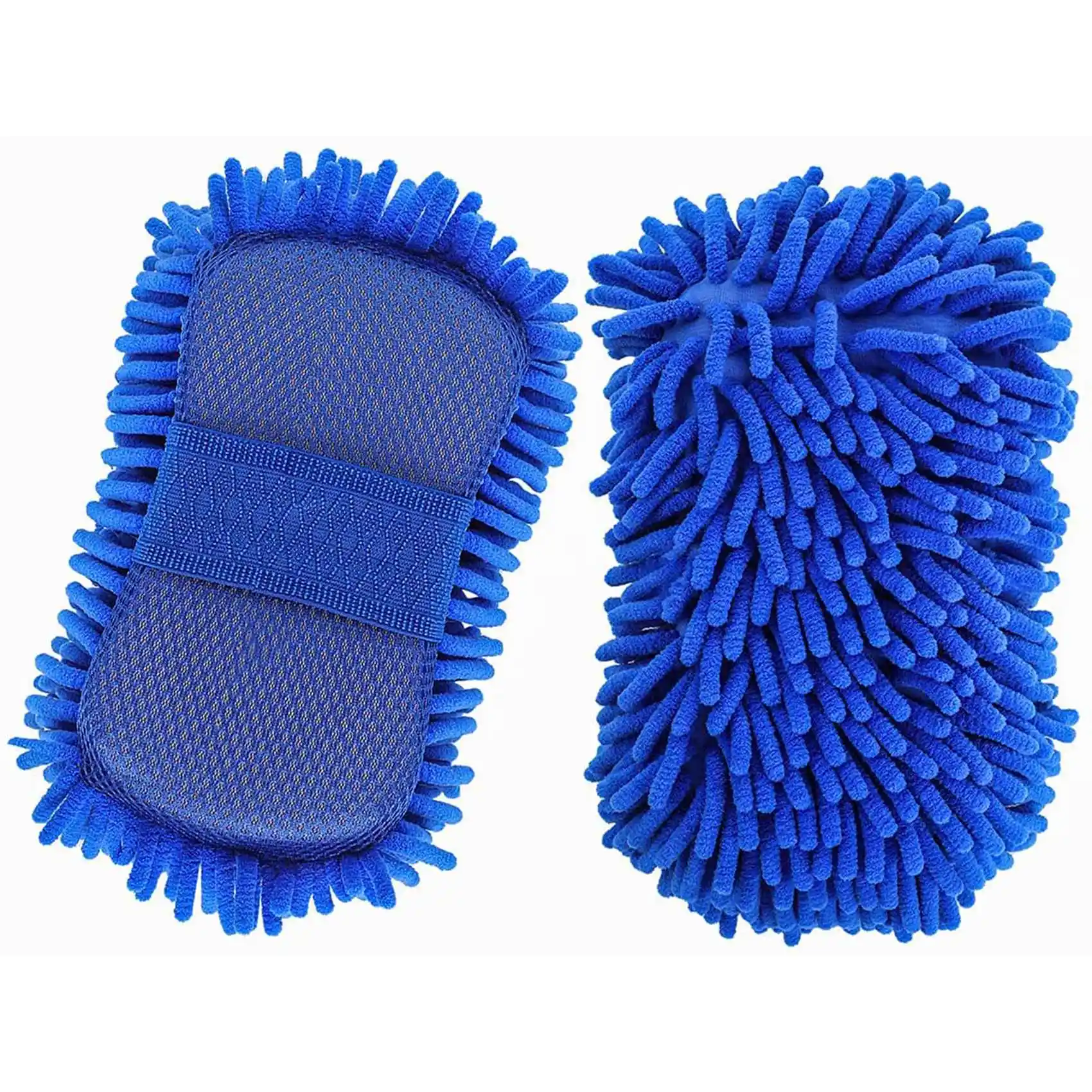 2 Pack Car Wash Cleaning Washing Microfiber Chenille Mitt Auto Glove Window Washing Tool Cleaning Car Wash Glove