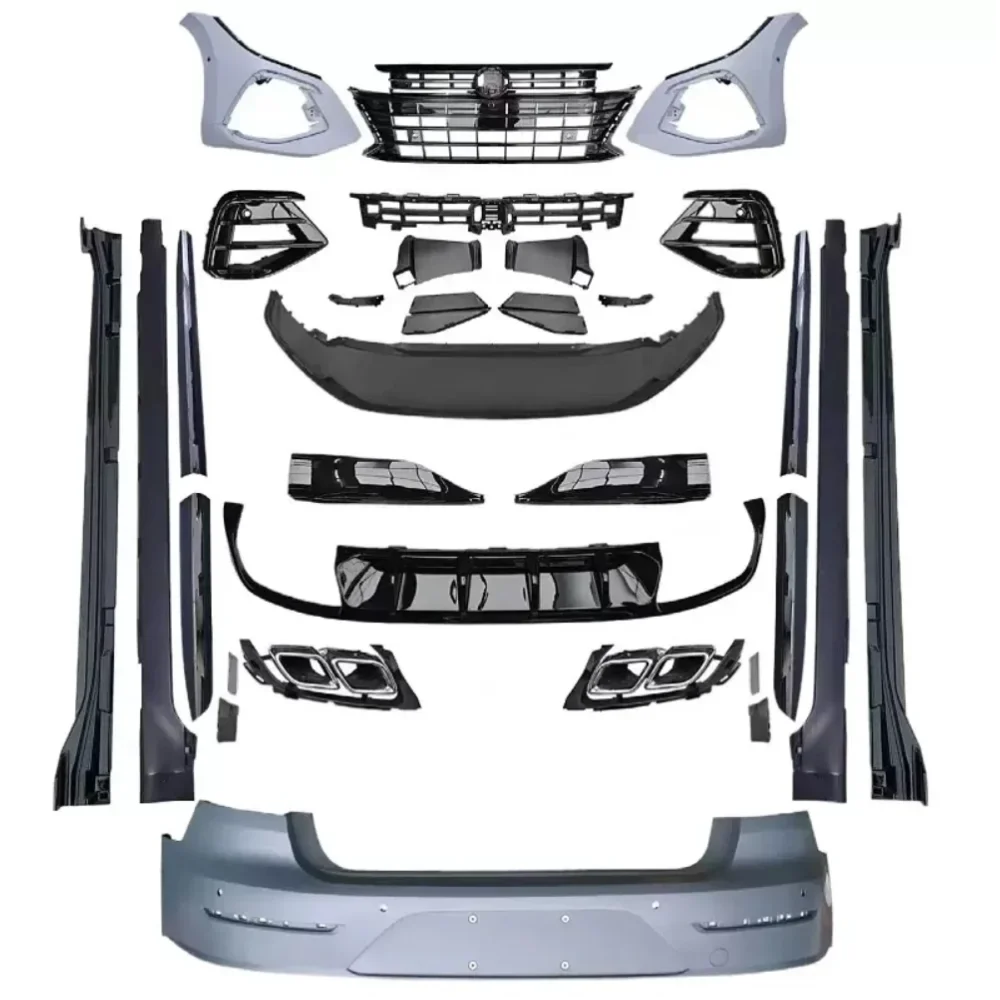 

Car surround Front rear Bumper assembly for Volkswagen CC Rline Arteon 2018-21 grill rear lip Front shovel Side skirt