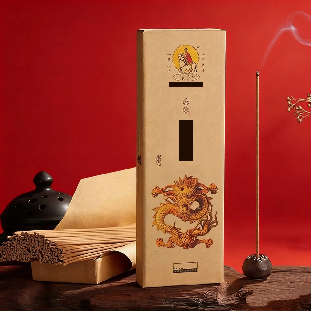 Traditional Handmade Stick Incense, Sandalwood Dragon Saliva Agarwood, Indoor Meditation Worship Buddha Tea Tasting Aromatherapy