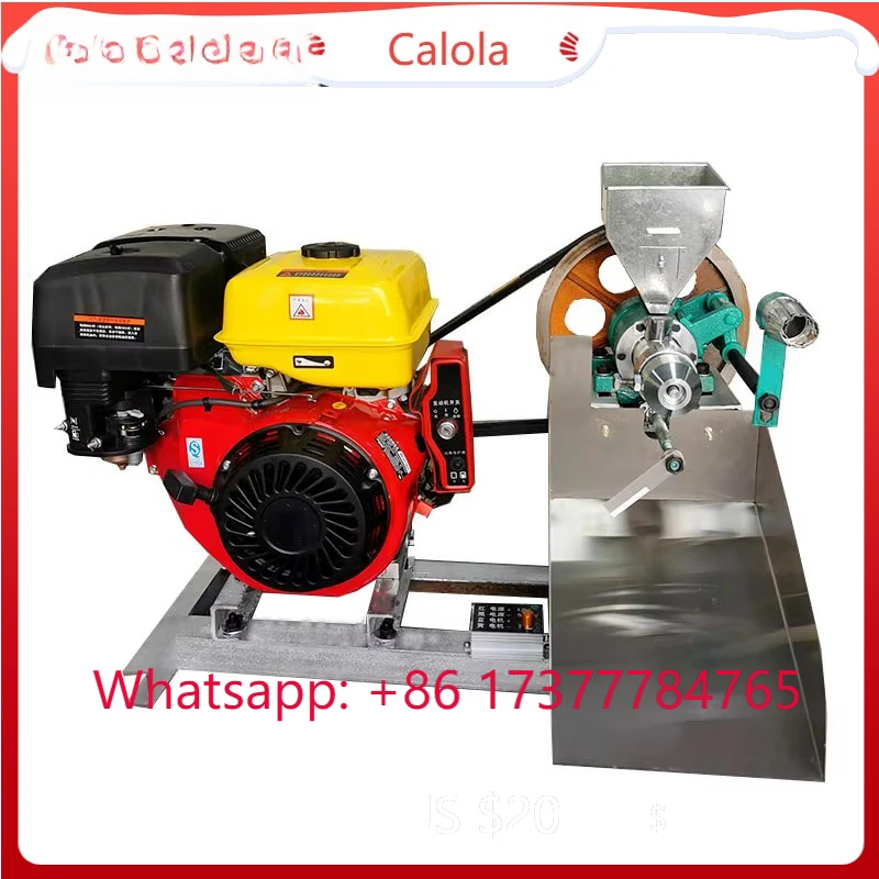 Commercial Grain Puffing Snack Machine, 7 Molds Auto-Cut Multifunctional Puffer for Rice Corn Nuts