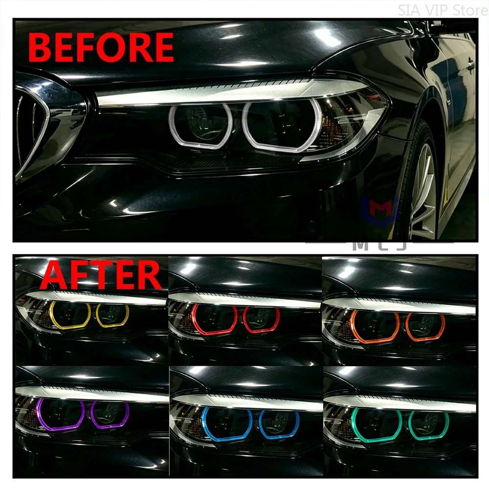 For BMW 5 Series G30 G38 G31 G32 2018-2020 Low Spec Headlight DRL RGB Plug and Play Internal Wiring Harness OE 63117214934