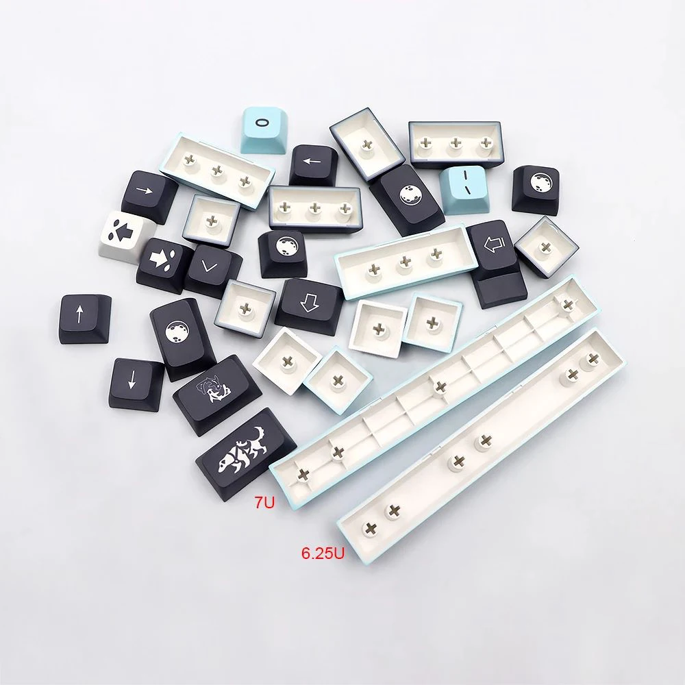 134 Key MIZU Keycap XDA Keycaps For dz60/RK61/64/gk61/68/75/84/980/104 Mechanical Keyboard gmk Key Cap 7u Split Spacebar