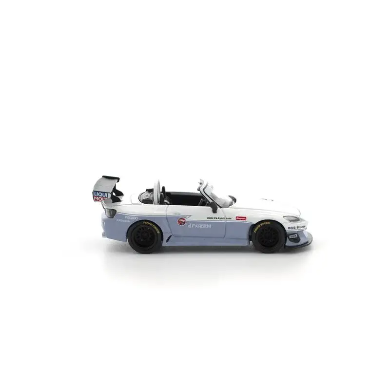 1:64 PANDEM S2000 Grey White Diecast Collector's Vehicle Model Car