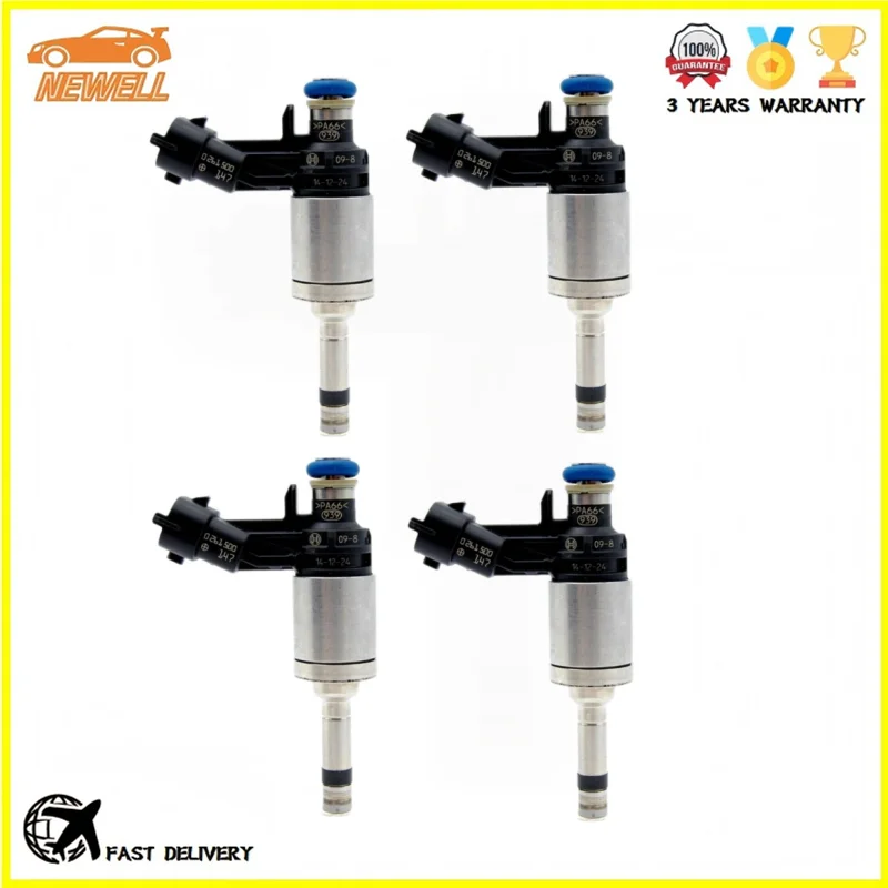 

4pcs 0261500147 BB5E-9F593-BA Fuel Injector For Ford EDGE EXPLORER TAURUS FOCUS MONDEO EcoBoost LINCOLN LR024998 Land Rover
